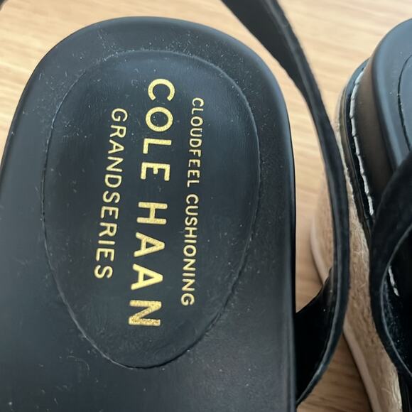 Womens Cole Haan Espadrille Wedge Ssandal Size 6.5 - Picture 8 of 16